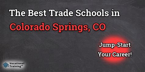 Best Trade & Tech Schools in Colorado Springs, CO .
